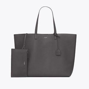 🛍 Saint Laurent
East West Calfskin Shopping Tote Bag